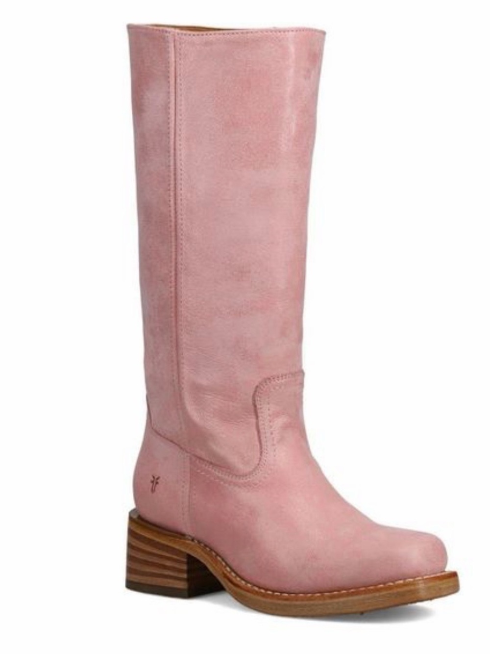 NEW FRYE Campus 14L Boots in Pink Sz: 9.5 Genuine Leather Tall Boots $498